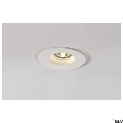 Image de PLASTRA Downlight, GU10, rond, plâtre blanc