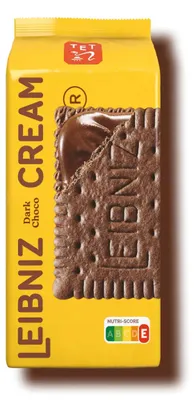 Zdjęcie produktu dla Leibniz Biscuit and Cream Dark Choc zamykane opakowanie 190g