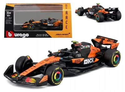 Obrázek produktu pro Bburago McLaren MCL39, Lando Norris, Velká cena Austrálie 2025, model auta, měřítko 1:64, Formule 1, sběratelský model