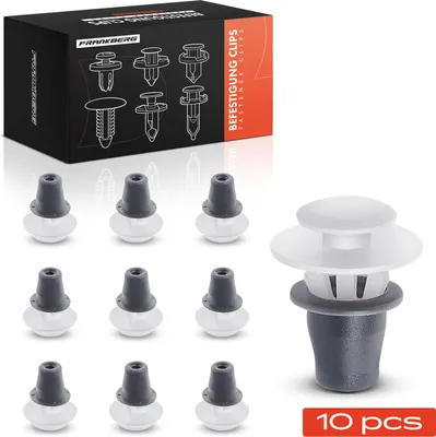 Obrázok produktu pre Frankberg 10x upevňovacie spony pre VW Golf 2 Opel Astra G Caravan H Zafira A