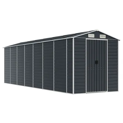 Produktbild von Gerätehaus Anthrazit 191x640x198 cm Verzinkter Stahl