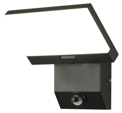 Obrázok produktu pre Vonkajšie LED osvetlenie Immax MODERN nástenné so senzorom PIR, 18 W, 1278 lm, IP65, čierne