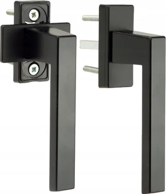 Produktbild von Fenstergriff Fenster öffnen FEINZ TALLIN - Schwarz matt - Premium Aluminium - Modernes Design - Langlebig und Elegant