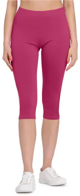 Image de Leggings 3/4 pour femme Bellivalini en viscose BLV50-148 (Fuchsia-2, 3XL)