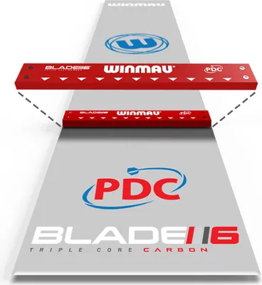Immagine prodotto di Winmau Clearzone 8213 tappetino per freccette TRASPARENTE incl. OCHE