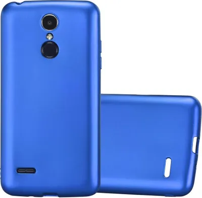 Produktbild von Cadorabo Schutzhülle für LG K8 2017 Hülle in Blau Handyhülle TPU Silikon Etui Cover Case