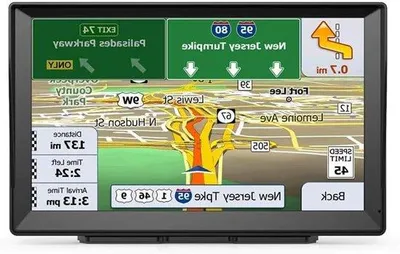 Obrázek produktu pro Navigační zařízení – GPS do auta – plánování cest – doživotní aktualizace – 9palcový displej – černá