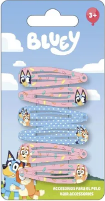 Obrázek produktu pro Bluey sada sponek do vlasů 6dílná sada šperků do vlasů pro děti a dívky