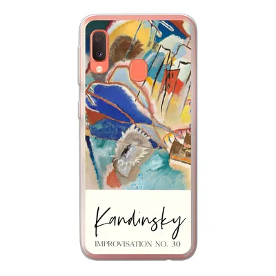 Obrázek produktu pro Kryt na mobilní telefon pro Samsung Galaxy A20e Improvizace č. 30 - Wassily Kandinsky - Umění Silikonové měkké pouzdro