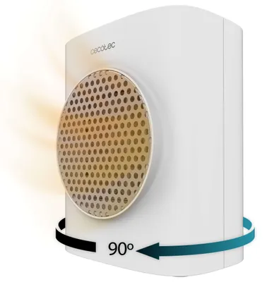 Produktbild von Cecotec ReadyWarm 1570 Max Ceramic Rotate Smart, Keramik, 90°, 9 h, Drinnen, Tisch/Bank, Flur, Tisch, Weiß