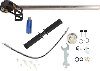 Image de Pompe à air haute pression, pompe submersible inoxydable, robuste, avec manomètre pour bouteille d'oxygène