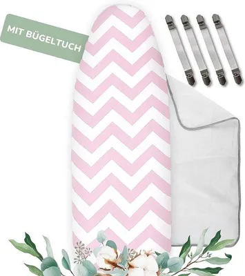 Produktbild von Bügelbrettbezug, 120x40cm, Baumwolle, Dampfbügeln