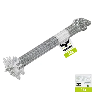Zdjęcie produktu dla Zestaw kotew gruntowych WICKEY QuickLock 14 szt