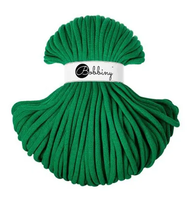 Produktbild von Bobbiny Jumbo Baumwollkordel 9 mm 100 m Handarbeitsmaterial Jadegrün