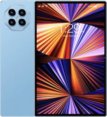 Obrázek produktu pro 10palcové tablety s vysokým rozlišením obrazovky (1960 x 1200), duální fotoaparát, 8jádrový procesor, Android 14 tabletů pro domácí kancelářské schůzky, 8 GB + 256 GB