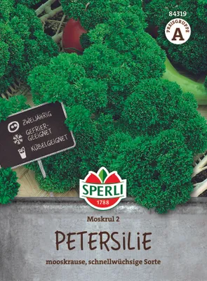 Produktbild von SPERLI Petersiliensamen Moskrul 2 Petroselinum crispum 300 Pflanzen