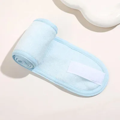 Immagine prodotto di Fascia per capelli in morbida microfibra per i momenti di benessere - blu