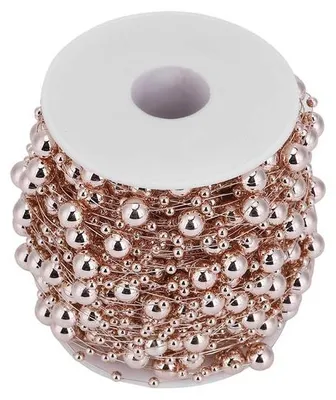 Productafbeelding van Luxe parelketting - Hoogglanz - Hoogwaardig ABS-materiaal - Sieradenketting - DIY-accessoires - Bruiloftdecoratie - Kerst - Zilverkleur - Lengte: 30-40 cm