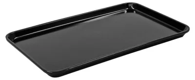 Produktbild von Auslagentablett aus Melamin schwarz, 300 x 190 x 17 mm