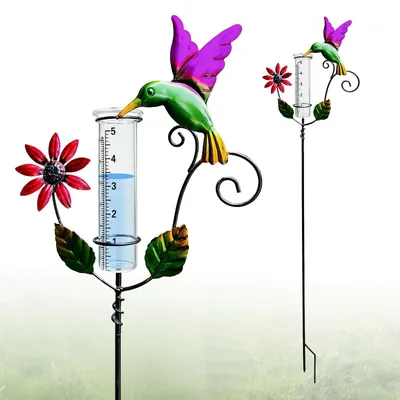 Produktbild von Frostbeständiger Regenmesser für den Garten mit 119 cm Stecker