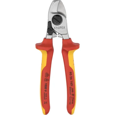 Produktbild von KNIPEX Kabelschere mit Öffnungsfeder