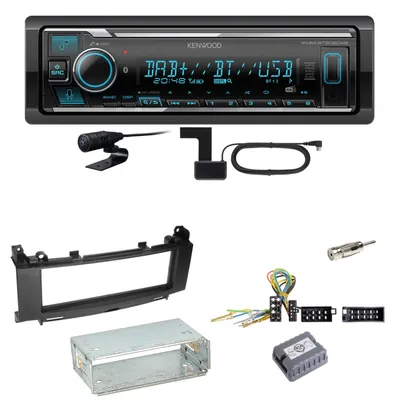 Produktbild von Kenwood KMM-BT508DAB Bluetooth DAB Einbauset für Mercedes A B Klasse W245 W169