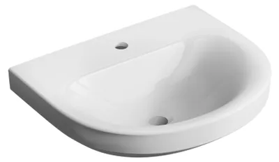 Produktbild von VIGOUR Waschtisch clivia V2 plus 55x45 cm mit Hahnloch ohne Überlauf weiss