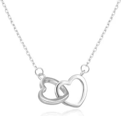Immagine prodotto di Collana d'argento con cuori AGS1327/47