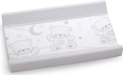 Image de Housse de protection pour matelas à langer Unyqoos® Jolie, couleur gris – adaptable à tous les matelas à langer grâce à son système d'insertion pratique, tissu PVC souple et élastique,