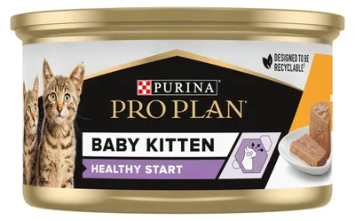 Produktbild von PRO PLAN Baby Kitten Healthy Start Mousse Huhn, 85 g