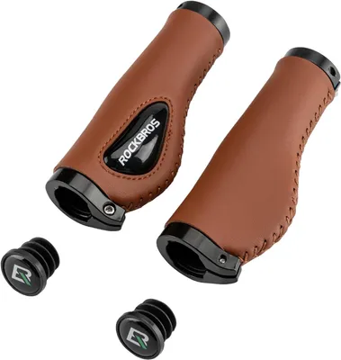Productafbeelding van Famanu fietsstuurhandvatten, antislip, geschikt voor mountainbike, racefiets, trekkingfiets, e-bike en vouwfiets, 22,2 mm