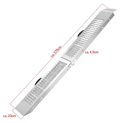 Image de Rampes de chargement pliables robustes, lot de 2, capacité de 400 kg