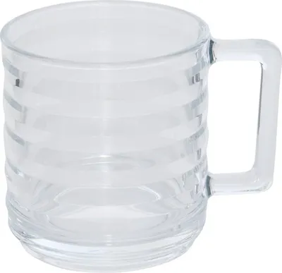 Produktbild von Set aus 6 transparenten donuts-bechern 32cl - Atmosphera créateur d'intérieur