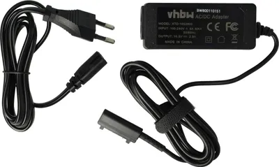 Produktbild von vhbw Netzteil kompatibel mit Sony Xperia SGPT114, SGPT112, SGPT113, S, SGPT111 Notebook - 200 cm, 30 W