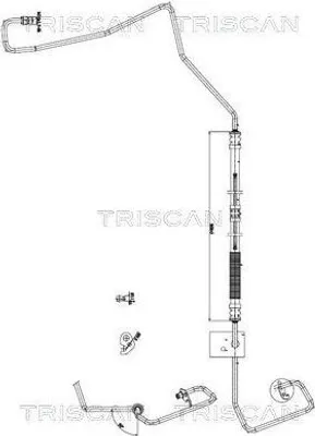 Produktbild von TRISCAN 8516 16028 Servoleitung für FORD Fiesta Mk5 Schrägheck (JH1, JD1, JH3, JD3) von Hydraulikpumpe nach Lenkgetriebe