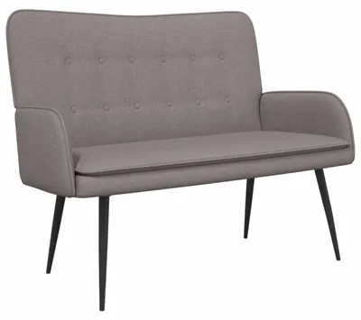 Obrázok produktu pre vidaXL dvojmiestna pohovka, farba taupe, 115 x 61 x 87 cm, látka