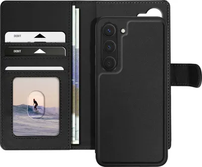 Immagine prodotto di Mayaxess, cover per Samsung Galaxy S23 con guscio rimovibile, nero