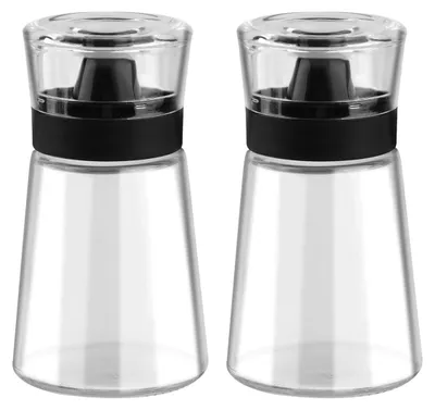 2er-Set Öl- und Essigflaschen aus Glas, 160 ml, auslaufsicher