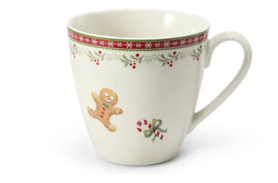 Zdjęcie produktu dla Kubek, świąteczna porcelana, piernik, 0,30 l, Leander