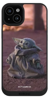 Produktbild von NIVOCASE Handyhülle für Apple iPhone 15 Plus  Hülle NIVOpure Case Schwarz Star Wars Baby Yoda The Child