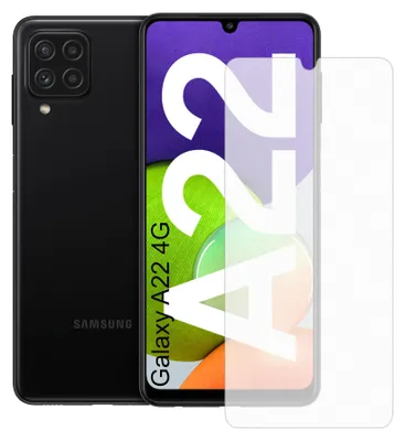 Produktbild von Display-Schutzfolie Displayschutz-Glas 9H Glas für Samsung Galaxy A22 4G