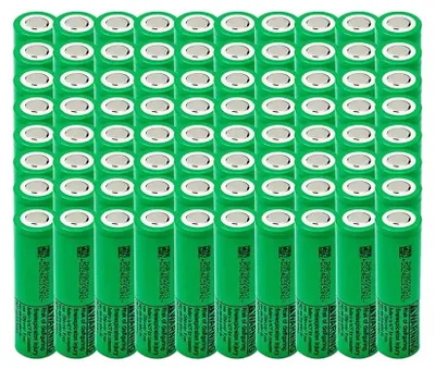 Image de Batterie lithium-ion, capacité de 3500 mAh, compatible avec les outils électriques, lot de 80, 3,7 V