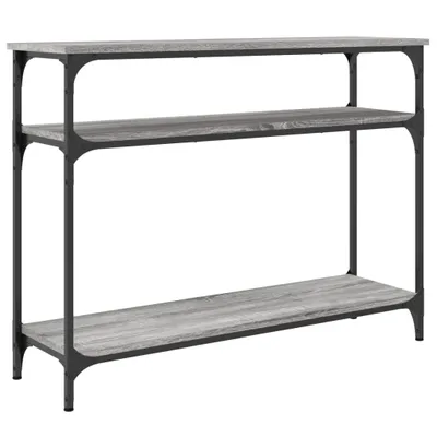 Immagine prodotto di Tavolo consolle grigio Sonoma 100x29x75 cm materiale a base di legno