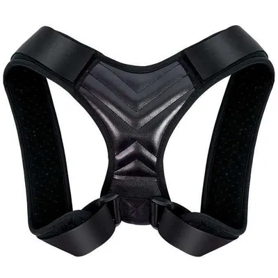Produktbild von Ergonomischer Rücken- & Sitzhaltungskorrektor, verstellbare Haltungsschiene mit Rückenstütze, atmungsaktiv & leicht, für Schule, Büro & Alltag