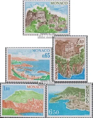 Produktbild von Briefmarken Monaco 1978 Mi 1331-1335 (kompl.Ausg.) postfrisch Ansichten und Bauwerke