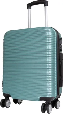 Produktbild von ABS Hartschale Reise Koffer Trolley Gepäck vier 360° Rollen Malaga Türkis Gr. M
