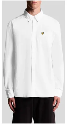 Zdjęcie produktu dla Lyle & Scott Koszula z długim rękawem Plain Oxford White M Man White M