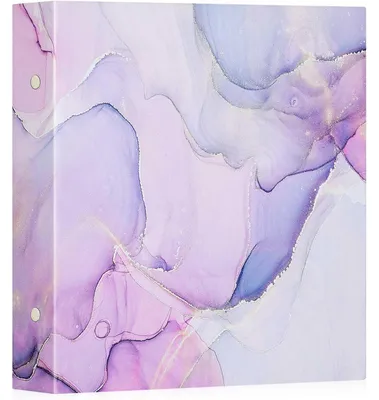 Productafbeelding van Fotoalbum 10x15 cm, 600 foto's, lederen hardcover, roze/paars