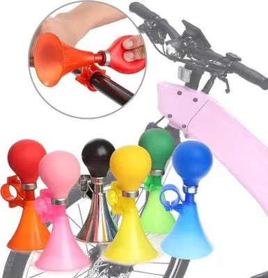 Produktbild von Kinderfahrrad-Hooter - 6 Stück Handmatige Fahrrad-Sirene - Luidspreker für Fahrrad - Fahrrad-Signalhorn für Jungen und Mädchen - Fahrrad-Trompete - Fahrrad-Sirene für Kinder