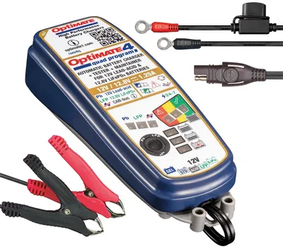 Immagine prodotto di Caricabatterie OptiMate 4 Quad Program 12V 1.25A CAN-bus per moto e quad